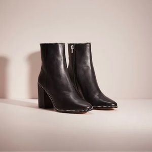 COACH Women's Drea Beadchain Booties - Black - 6 1/2